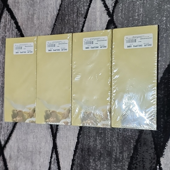VINTAGE SOBRE HEAVENLY ANGELS GOLD STAR 100 ENVELOPES BUNDLE PRICE - Picture 9 of 11